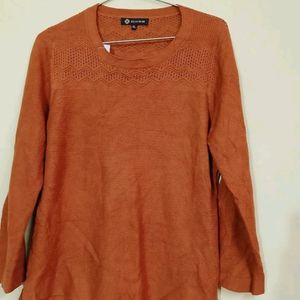 Rust Woolen Top