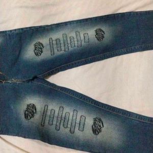 Jeans Blue In Color