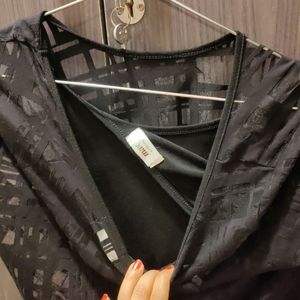 Black Double Layer Top