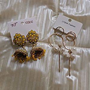 Combo Of Ethnic And Western Earring