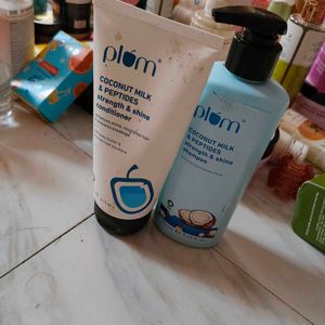 Plum Coconut Milk & Peptides Hair Care Combo