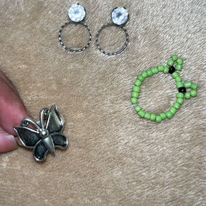 Combo Of Rings And Earrings