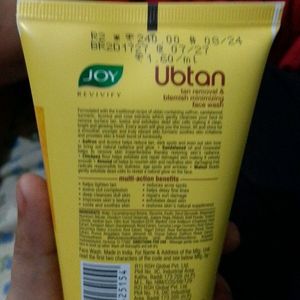 Joy Ubtan Face Wash New Pack