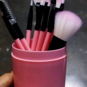 Pink Makeup Brushes