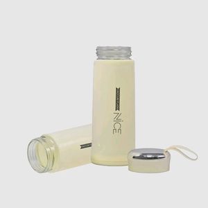 Nice Premium Glass Water Bottle, 400ml