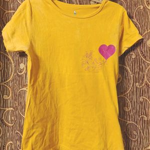 Mustard Plain Top