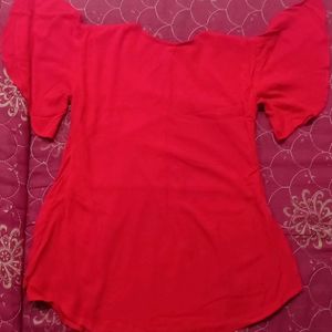 L-sized Red Colour Tunic