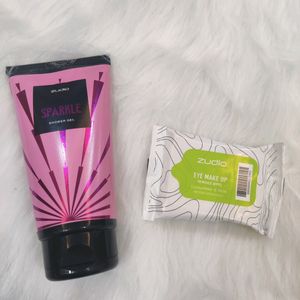 Zudio Body Wash + Eye make-up Remover Wipes