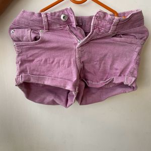 Pink shorts for Women