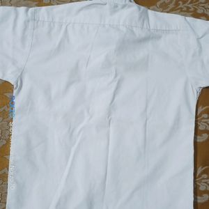 Boys School White Shirt