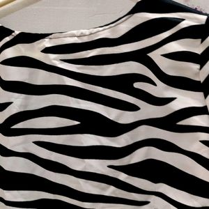 New Zebra Print Top