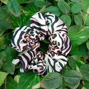 Satin Printed Scrunchies XL Size