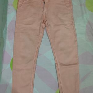 Peach Coloured Jeans