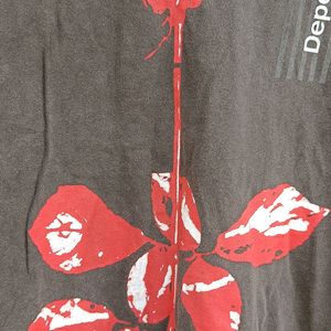 Forever21 Depeche Mode 80s Violator Rose Muscle T