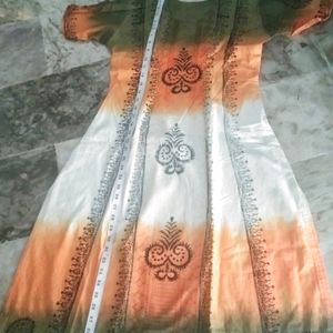 3 Piece A Line Printed Full Salwar Dupatta Suit