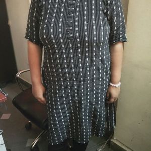 Black Dot Kurta