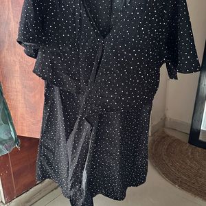 Black Wrap On Dress