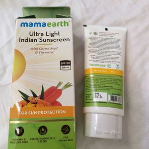 Mamaearth Sunscreen Cream Sealed Pack