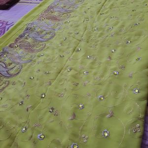 Green Saree