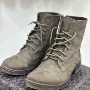 Women Army Green New Boots