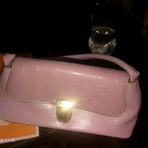 Lavender Side/Hand Bag