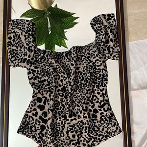 Leopord print Bodysuit