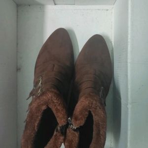 Brown Coloured Boots For Women