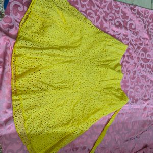 Yello Mini Skirt