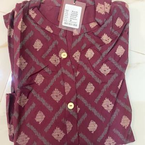 Collar Type Kurti For Womens