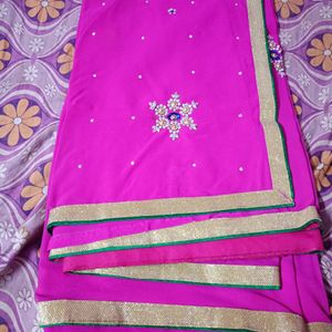 Pink Saree