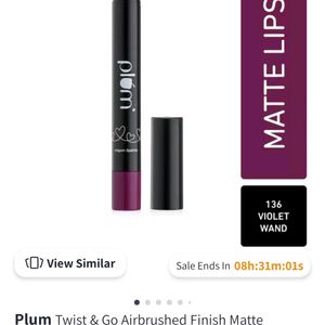 Plum Twist & Go Airbrushed Finish Matte Crayon Lip