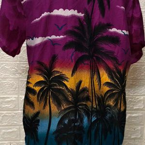 Goa Vibes Scene Printed Unisex Medium Shirt