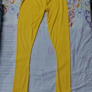 Western Wear Leggings ( LEMON YELLOW )