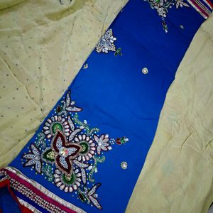 Heavy Work Saree For Diwali Or Wedding