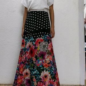 Summer maxi Skirt Floral Print