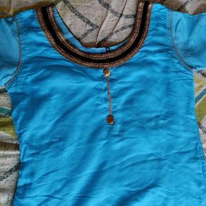 Fantabulous Aqua Blue Kurta