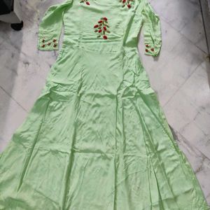 Embroidery Party Gown