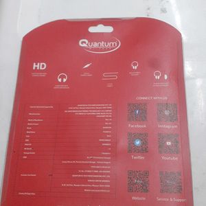 Quantum Dual Pin Wired Headphones