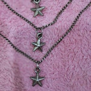 Multi Layer Star Neck Chain