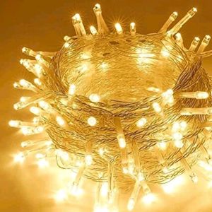 40 LEDs 12 m Yellow Steady String RiceLi