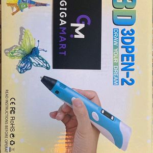 3D Pen For Kids With 3 PLA Filaments Free