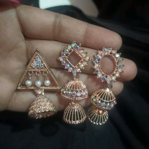 Tiro Rose Gold Earrings