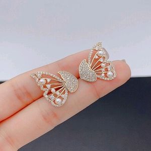 Pure925Silver 2in1 Butterfly Earring