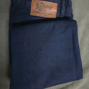 Men Roadster Dark Blue Denim Jeans