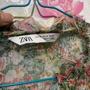 Zara Floral Top