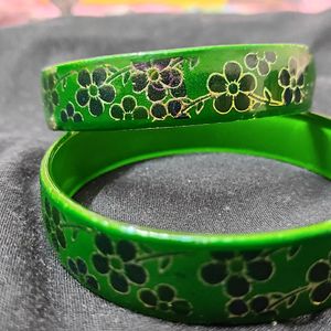 Green And Black Bangles