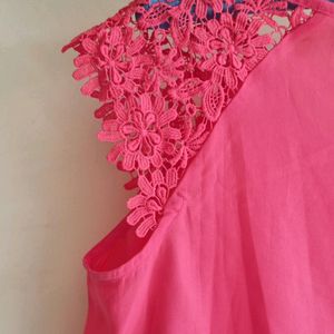 PRICE DROP!!! ONLY pink Sleeveless net Top