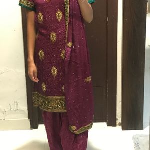 Stylish Festive Suit For Women With Dupatta