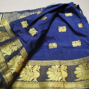 Beautiful Peacock Design Saree