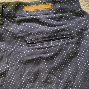 Navy Blue White Dot Shorts (Men's)